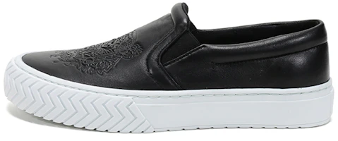 (Women) Kenzo Leather Sneaker 'Black Tiger' FA62SN200L73-99 (Women) Kenzo Leather Sneaker 'Black Tiger' FA62SN200L73-99