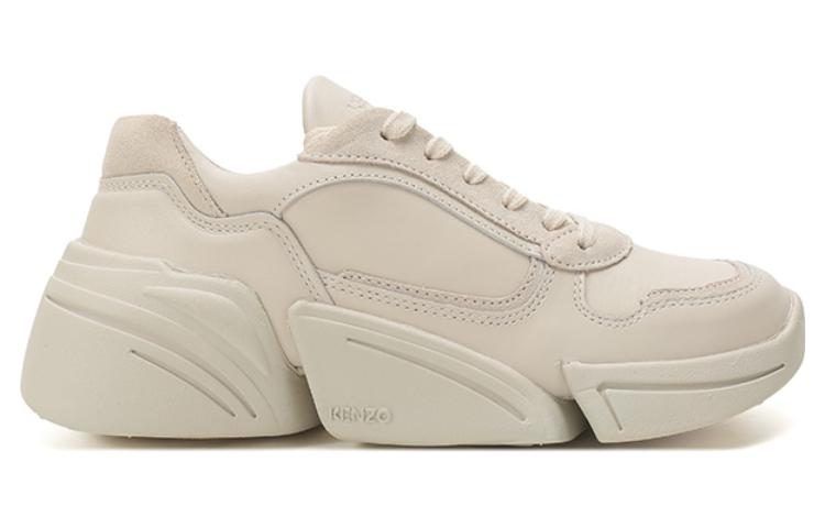 (W) Kenzo Leather Sneaker 'Bone White' 圖 2