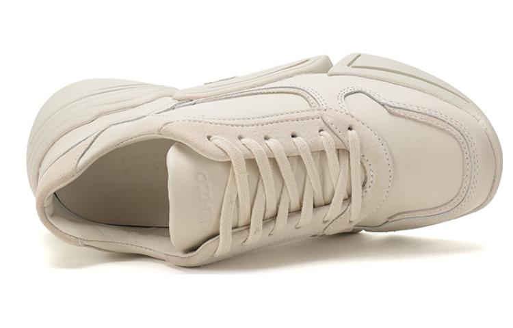 (W) Kenzo Leather Sneaker 'Bone White' 圖 5