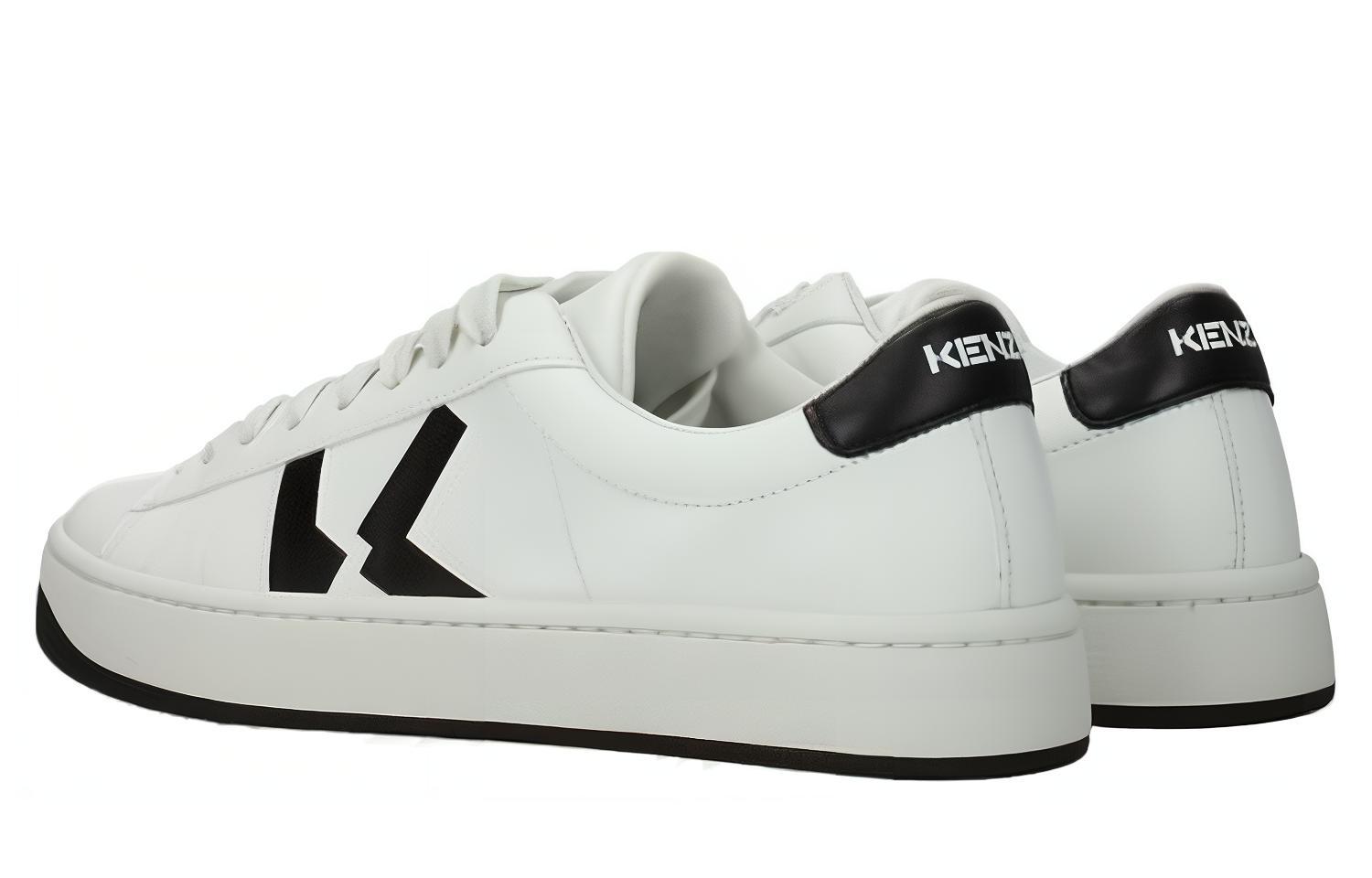 (W) Kenzo Leather Sneaker 'White Leather' 圖 3