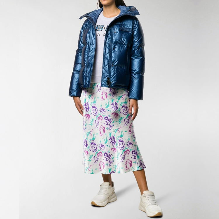 Details for (W) KENZO Sudadera Gris Claro con Estampado de Logo F96-2SW707-962-93