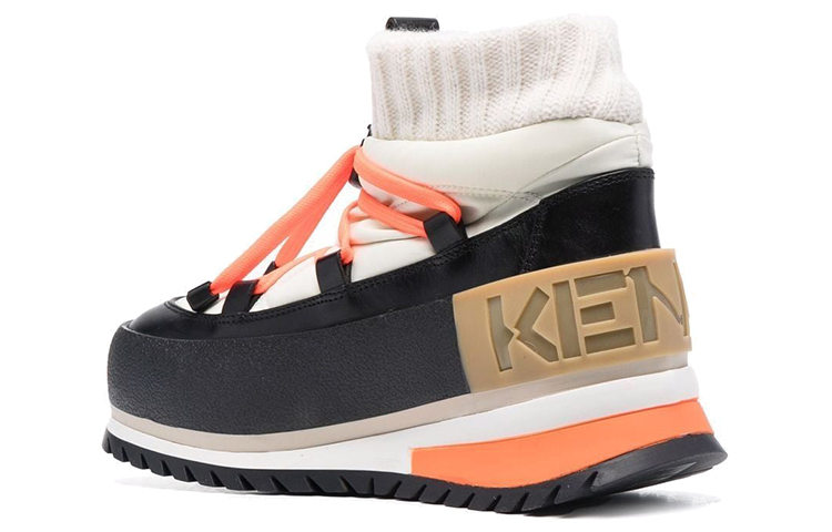 (W) Kenzo Logo Ankle Boot 'Beige Black' 圖 4