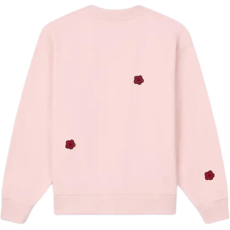 (Women) Kenzo Logo Embroidered Crewneck Sweatshirt Light Pink FE62SW1684MF-34 圖 3