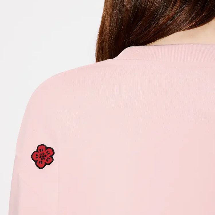 (Women) Kenzo Logo Embroidered Crewneck Sweatshirt Light Pink FE62SW1684MF-34 圖 8