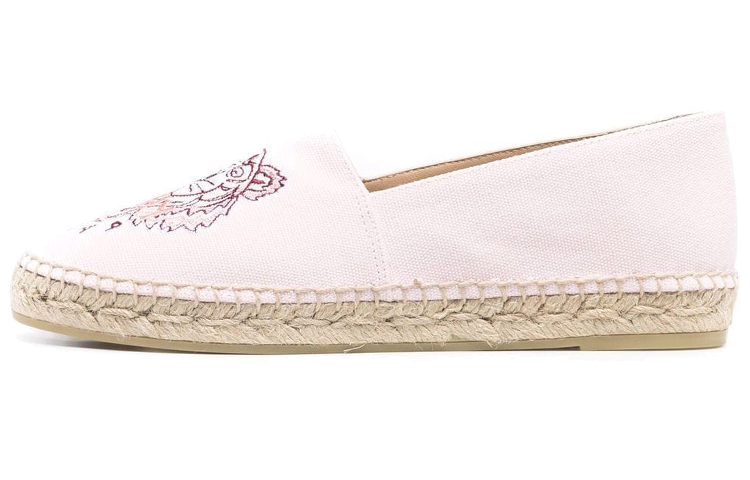 (Women) Kenzo Logo Embroidered Straw Shoes 'Pink' FC52ES180F71-34