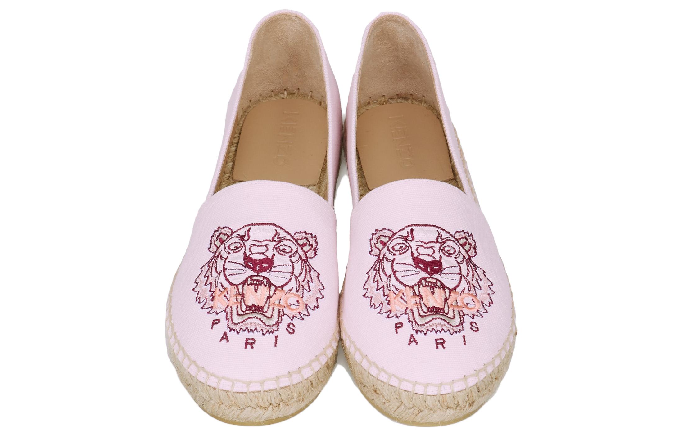 Shop (W) Zapatos de Paja Bordados con Logo Kenzo 'Rosa' FC52ES180F71-34