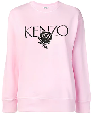(Women) Kenzo Logo Pullover Sweatshirt Pink Casual Style F952SW779952-33 Buy (Women) Kenzo Logo Pullover Sweatshirt Pink Casual Style F952SW779952-33