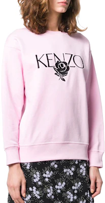(Women) Kenzo Logo Pullover Sweatshirt Pink Casual Style F952SW779952-33 Purchase (Women) Kenzo Logo Pullover Sweatshirt Pink Casual Style F952SW779952-33