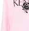 Sizing (Women) Kenzo Logo Pullover Sweatshirt Pink Casual Style F952SW779952-33