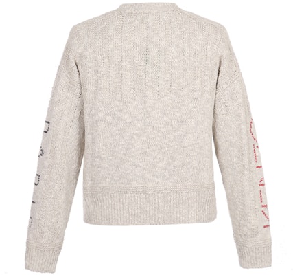 (W) KENZO Logo Lengan Sweater Rajut Beige FA52PU523813-02 Lookbook (W) KENZO Logo Lengan Sweater Rajut Beige FA52PU523813-02