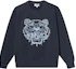 Buy (W) Kenzo 海軍藍虎頭刺繡標誌長袖上衣 FB62SW8214XF-79