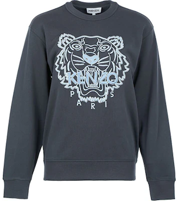 (W) Kenzo 海軍藍虎頭刺繡標誌長袖上衣 FB62SW8214XF-79 Order (W) Kenzo 海軍藍虎頭刺繡標誌長袖上衣 FB62SW8214XF-79