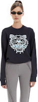 Sizing (W) Kenzo 海軍藍虎頭刺繡標誌長袖上衣 FB62SW8214XF-79