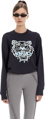 (W) Kenzo 海軍藍虎頭刺繡標誌長袖上衣 FB62SW8214XF-79 Sizing (W) Kenzo 海軍藍虎頭刺繡標誌長袖上衣 FB62SW8214XF-79
