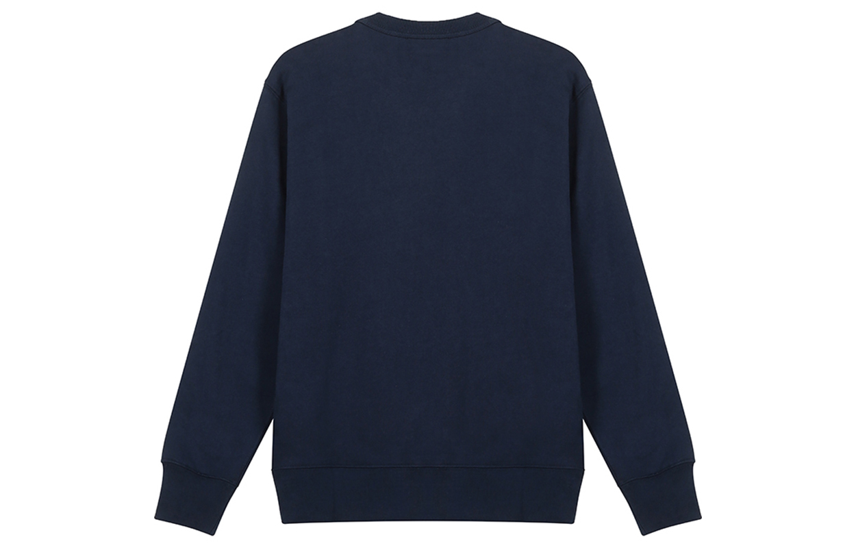 Lookbook (Women) KENZO Navy Logo Crewneck Long Sleeve Sweatshirt FA62SW8204MO-76