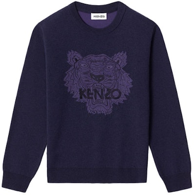 (W) KENZO Navy Tiger Baju Sejuk Bersulam SS21 FB52PU5843XA-76 Order (W) KENZO Navy Tiger Baju Sejuk Bersulam SS21 FB52PU5843XA-76