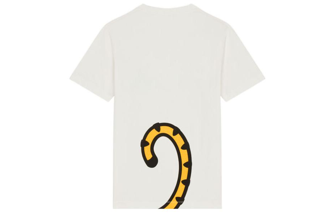 (Women) KENZO Nigo Drop2 Tiger Tail Letter Print Regular T-Shirt Women White FC52TS007CSL-02-L 圖 3