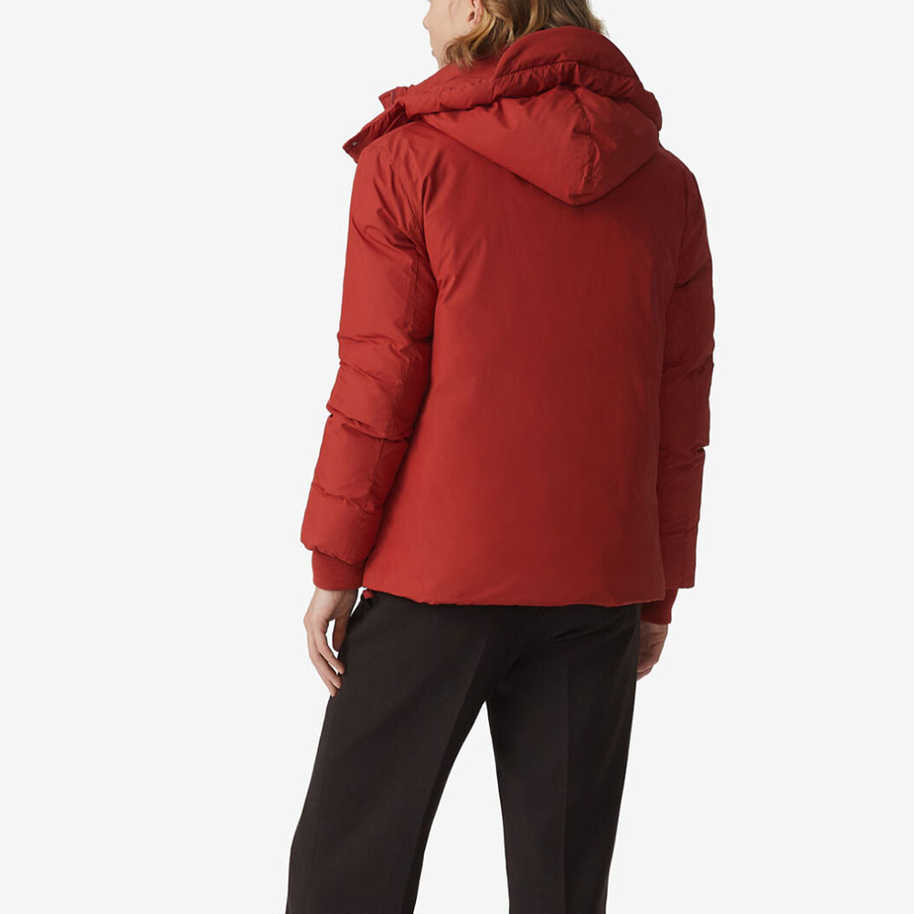 Shop (W) KENZO Chaqueta Acolchada Naranja con Parche de Tigre. FA62OU066563-19