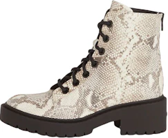 (Women) Kenzo Pike Lace-Up Leather Ankle Boots 'Beige' FC52BT340L70-08 (Women) Kenzo Pike Lace-Up Leather Ankle Boots 'Beige' FC52BT340L70-08