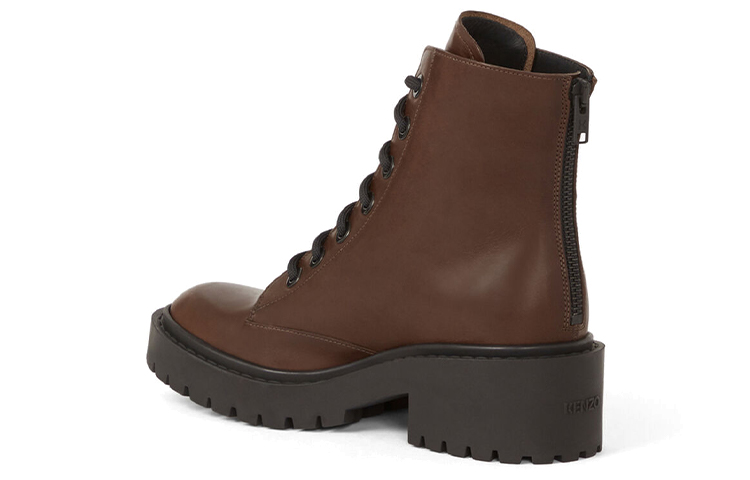 (W) Kenzo Pike Lace-Up 'Brown Ankle Boot' 圖 4