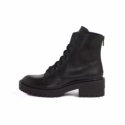 (W) Kenzo Pike Short Boot 'Fashion Forward Leather - Black'