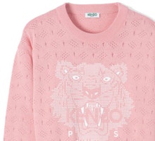 (W) ケンゾー ピンク クルーネック 長袖 ニット セーター FA52PU5003XB-32 Details for (W) ケンゾー ピンク クルーネック 長袖 ニット セーター FA52PU5003XB-32