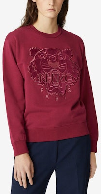 (W) KENZO粉色虎头刺绣圆领卫衣 FA62SW8244XJ-25 Shop (W) KENZO粉色虎头刺绣圆领卫衣 FA62SW8244XJ-25