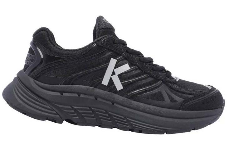 (W) Kenzo Polyester Round-Toe Lace-Up Low-Top 'Black' 圖 2