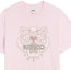 Sizing (Women) KENZO Printed Tiger Head SS21 T-Shirt Pink FB52TS8464YB-34