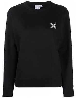 (W) KENZO 黑色前標誌印花套頭衫。 FA62SW8204MS-99 Buy (W) KENZO 黑色前標誌印花套頭衫。 FA62SW8204MS-99