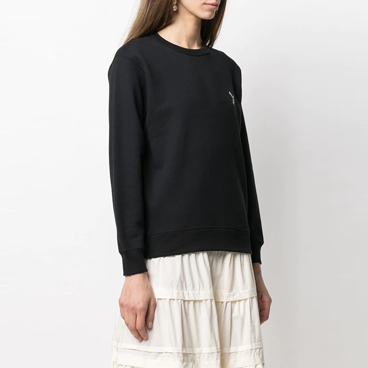 Purchase (W) KENZO 黑色前標誌印花套頭衫。 FA62SW8204MS-99