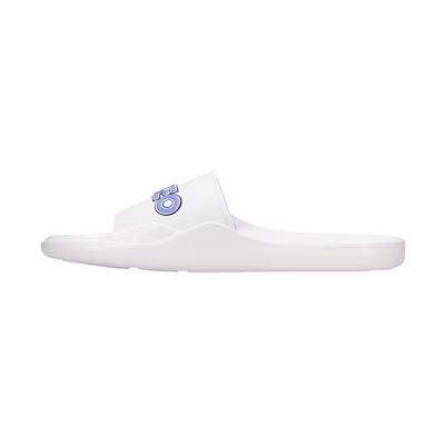 (W) Kenzo PVC Classic Logo Detail Open Toe Flats 'White'