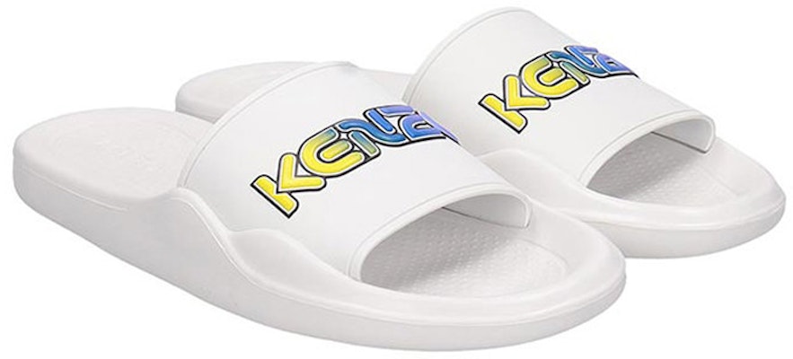 (W) Kenzo PVC Logo Klasik Flat Terbuka Jari 'Putih' FA52MU103P64-01 Lookbook (W) Kenzo PVC Logo Klasik Flat Terbuka Jari 'Putih' FA52MU103P64-01