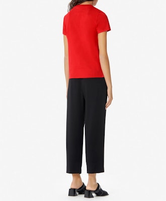 (W) KENZO Camiseta Roja de Algodón con Estampado de Logo de Tigre FA5-2TS7214W5-21 Details for (W) KENZO Camiseta Roja de Algodón con Estampado de Logo de Tigre FA5-2TS7214W5-21