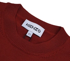(W) KENZO Sweater Wol Merah Logo Bordir FA62PU5413LA-35 Sizing (W) KENZO Sweater Wol Merah Logo Bordir FA62PU5413LA-35