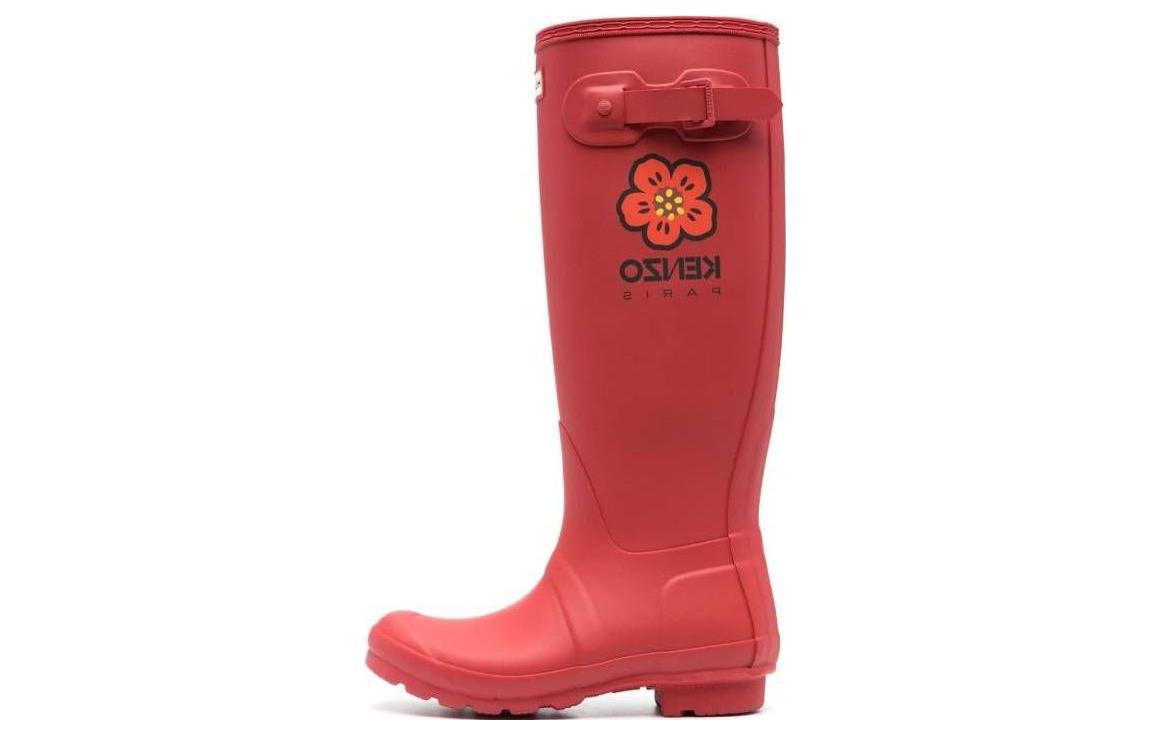 Buy (W) Kenzo Rubberen Instapper Korte Laarzen Rond Neus ''Rood'' FD62BT901R91.21