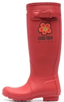 (Women) Kenzo Rubber Round Toe Slip-On Short Boots 'Red' FD62BT901R91.21 (Women) Kenzo Rubber Round Toe Slip-On Short Boots 'Red' FD62BT901R91.21