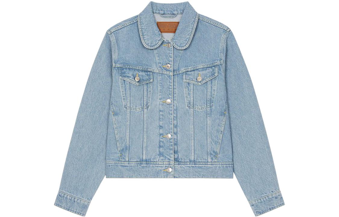 Lookbook (Women) KENZO September Capsule Poppy Denim Jacket for Women - Blue Floral Print FC62DV2359GI-64