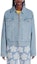 Details for (Women) KENZO September Capsule Poppy Denim Jacket for Women - Blue Floral Print FC62DV2359GI-64