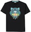 Order (W) KENZO 黑色短袖T恤 印花浮雕虎頭設計 FA52TS9594YA-99