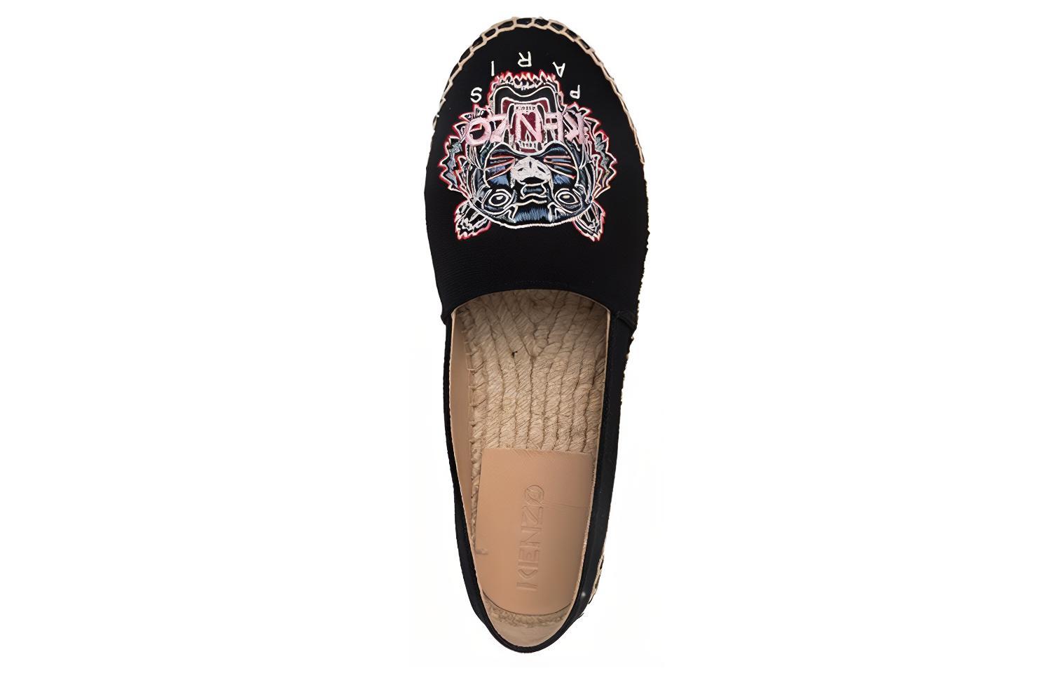 Shop (Women) Kenzo Slip-On 'Black Woven' FC52ES180F71-99