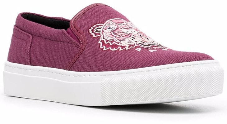 (Women) Kenzo Slip-On 'Leather Tiger Purple' FB62SN100F71-85 Lookbook (Women) Kenzo Slip-On 'Leather Tiger Purple' FB62SN100F71-85