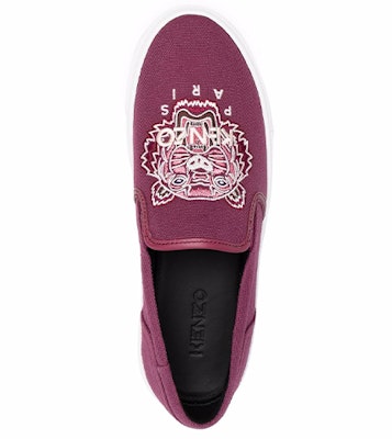 (Women) Kenzo Slip-On 'Leather Tiger Purple' FB62SN100F71-85 Shop (Women) Kenzo Slip-On 'Leather Tiger Purple' FB62SN100F71-85