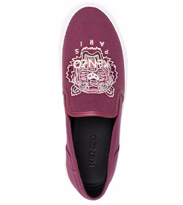 (W) Kenzo Slip-On ''Leder Tiger Lila'' FB62SN100F71-85 Shop (W) Kenzo Slip-On ''Leder Tiger Lila'' FB62SN100F71-85