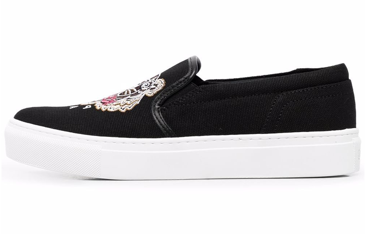 (Women) Kenzo Slip-On 'Tiger Embroidery Black' FB62SN100F71-99