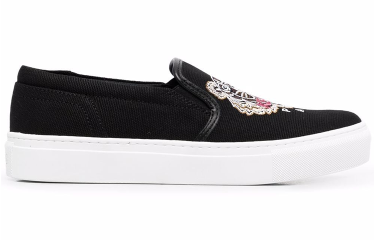 (W) Kenzo Slip-On 'Tiger Embroidery Black' 圖 2