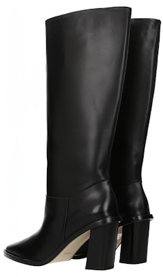 KENZO 皮革 套穿 中筒靴 女款 黑色 Lookbook KENZO 皮革 套穿 中筒靴 女款 黑色