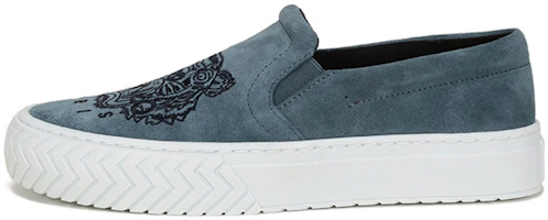 (Women) Kenzo Slip-On 'Embroidered Tiger Glacier Blue' FA62SN200L75-62 (Women) Kenzo Slip-On 'Embroidered Tiger Glacier Blue' FA62SN200L75-62