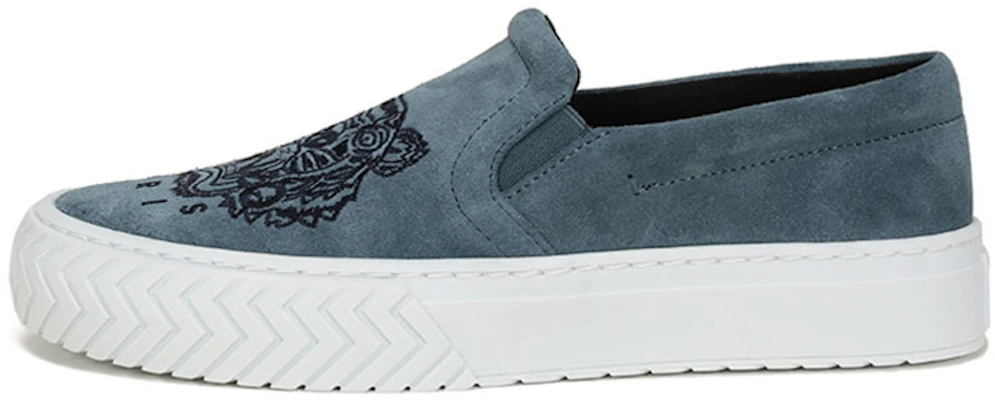 (Women) Kenzo Slip-On 'Embroidered Tiger Glacier Blue' FA62SN200L75-62 Buy (Women) Kenzo Slip-On 'Embroidered Tiger Glacier Blue' FA62SN200L75-62