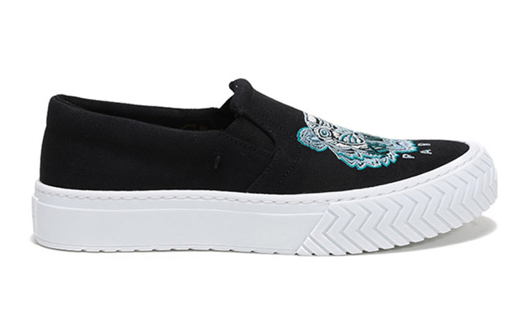 (W) Kenzo Slip-On 'Tiger Embroidery Black' 圖 2